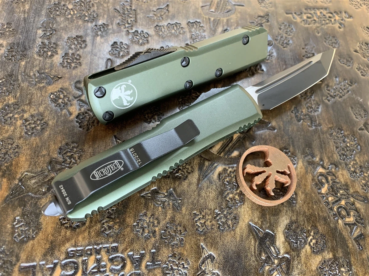 Microtech UTX85 Tanto Standard OD Green 4 Microtech UTX85 Tanto Standard OD Green - Image 2