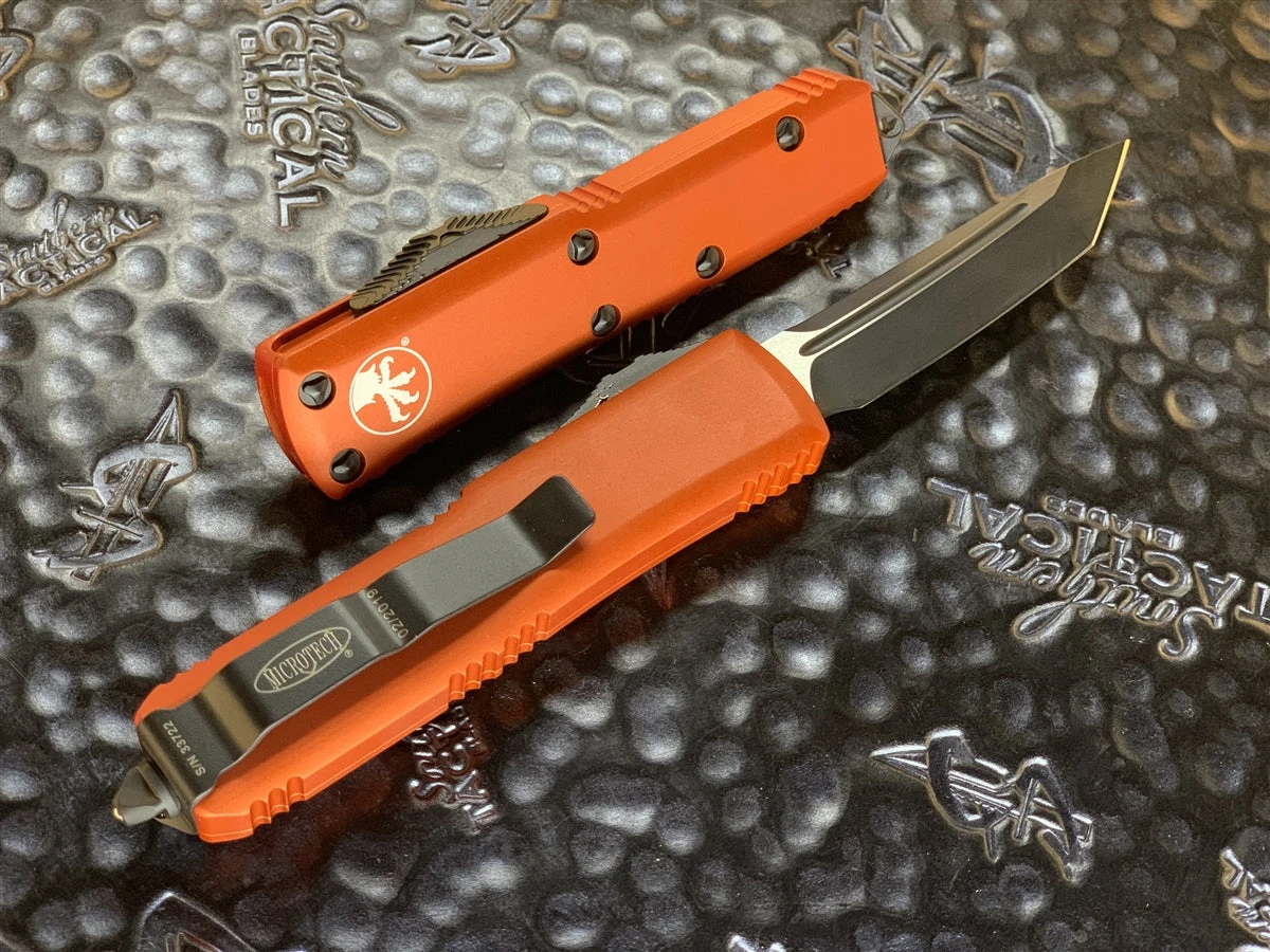 Microtech UTX85 Tanto Standard Orange 4 Microtech UTX85 Tanto Standard Orange - Image 2