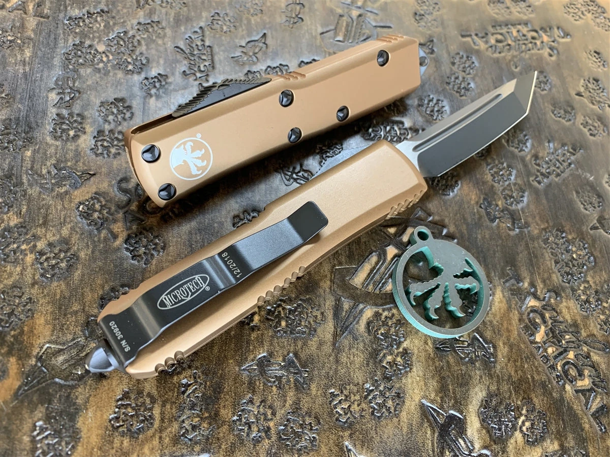 Microtech UTX85 Tanto Standard Tan 4 Microtech UTX85 Tanto Standard Tan - Image 2