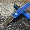 Microtech UTX85 Tanto Part Serrated Blue -Southern Blades MT233 2BL 2