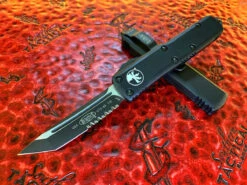 Microtech UTX85 Tanto Part Serrated Tactical