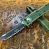 Microtech UTX85 Tanto Full Serrated OD Green 2 Microtech UTX85 Tanto Full Serrated OD Green -Southern Blades MT233 3OD 2