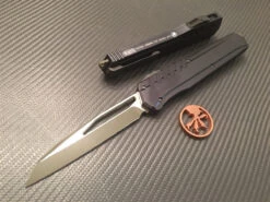 Microtech Cypher MK7 Whancliffe Limited Edition OD Green Blade W/ Black Hardware -Southern Blades MT241M 1GBK 4