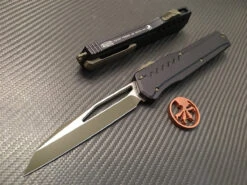 Microtech Cypher MK7 Whancliffe Limited Edition OD Green Blade W/ OD Green Hardware -Southern Blades MT241M 1GRB 4