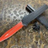 Microtech Cypher MK7 Double Edge Red W/ Black Accents 2 Microtech Cypher MK7 Double Edge Red W/ Black Accents -Southern Blades MT242M 1RDBK 2