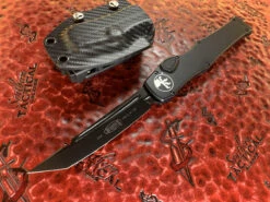 Microtech HALO VI Tanto Black Standard DLC Tactical