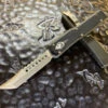 Microtech UTX70 Hellhound Tanto Stonewashed Standard -Southern Blades MT419 10 2