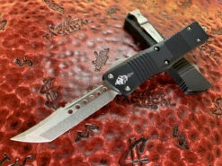 Microtech Troodon Hellhound Tanto Stonewashed Standard