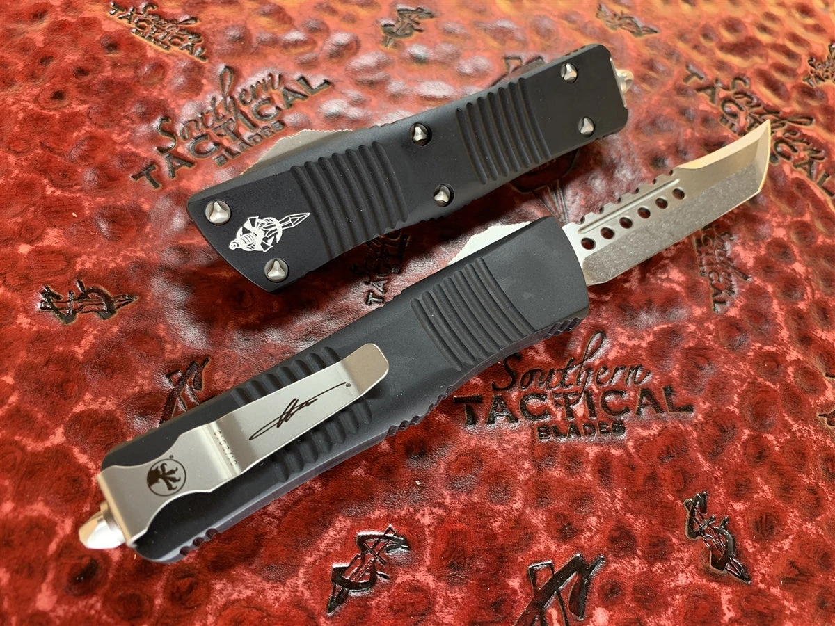 Microtech Troodon Hellhound Tanto Stonewashed Standard 4 Microtech Troodon Hellhound Tanto Stonewashed Standard - Image 2