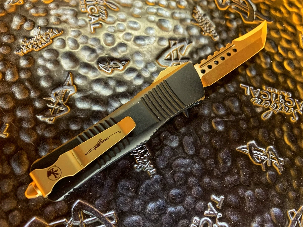 Microtech Troodon Hellhound Tanto Bronzed Standard 4 Microtech Troodon Hellhound Tanto Bronzed Standard - Image 2