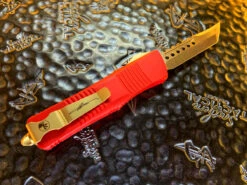 Microtech Troodon Hellhound Tanto Bronzed Standard Red 5 Microtech Troodon Hellhound Tanto Bronzed Standard Red -Southern Blades MT619 13RD 3