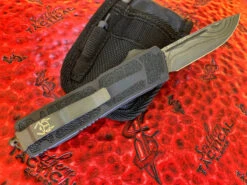 Microtech QD Scarab, Single Edge, San Mai Damascus Standard Serial 003 8 Microtech QD Scarab, Single Edge, San Mai Damascus Standard Serial 003 -Southern Blades MTDamascusScarrab 3