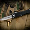 Microtech Hera "Proof Run" OTF Automatic 3" Dagger Stonewash 700-10PR (Preowned) -Southern Blades Microtech Hera Pre Production 48339.1676655919