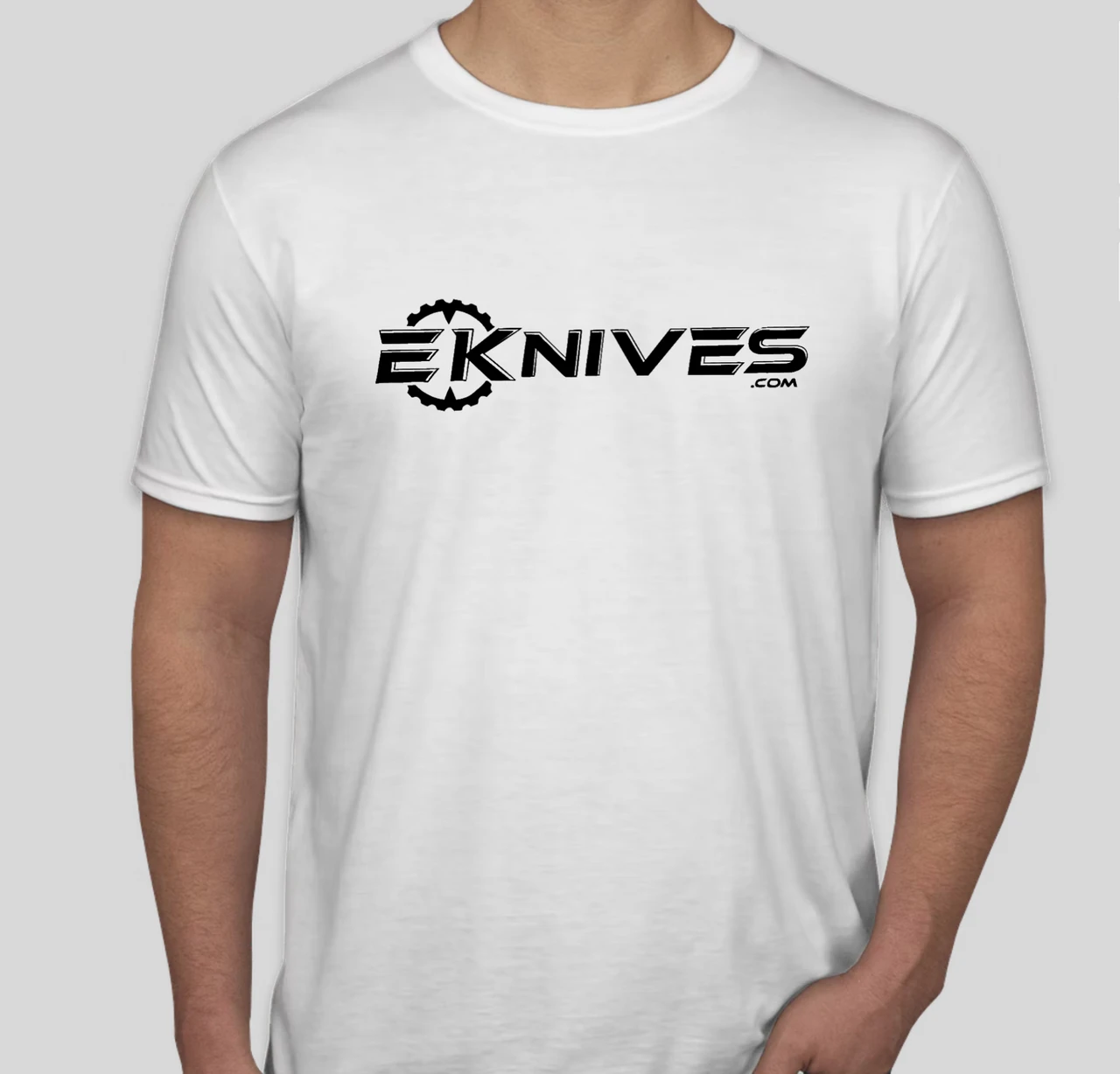 EKnives White Short Sleeve Gildan Softstyle 3 EKnives White Short Sleeve Gildan Softstyle