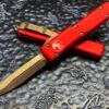 Microtech Ultratech Double Edge Bronzed Standard Red