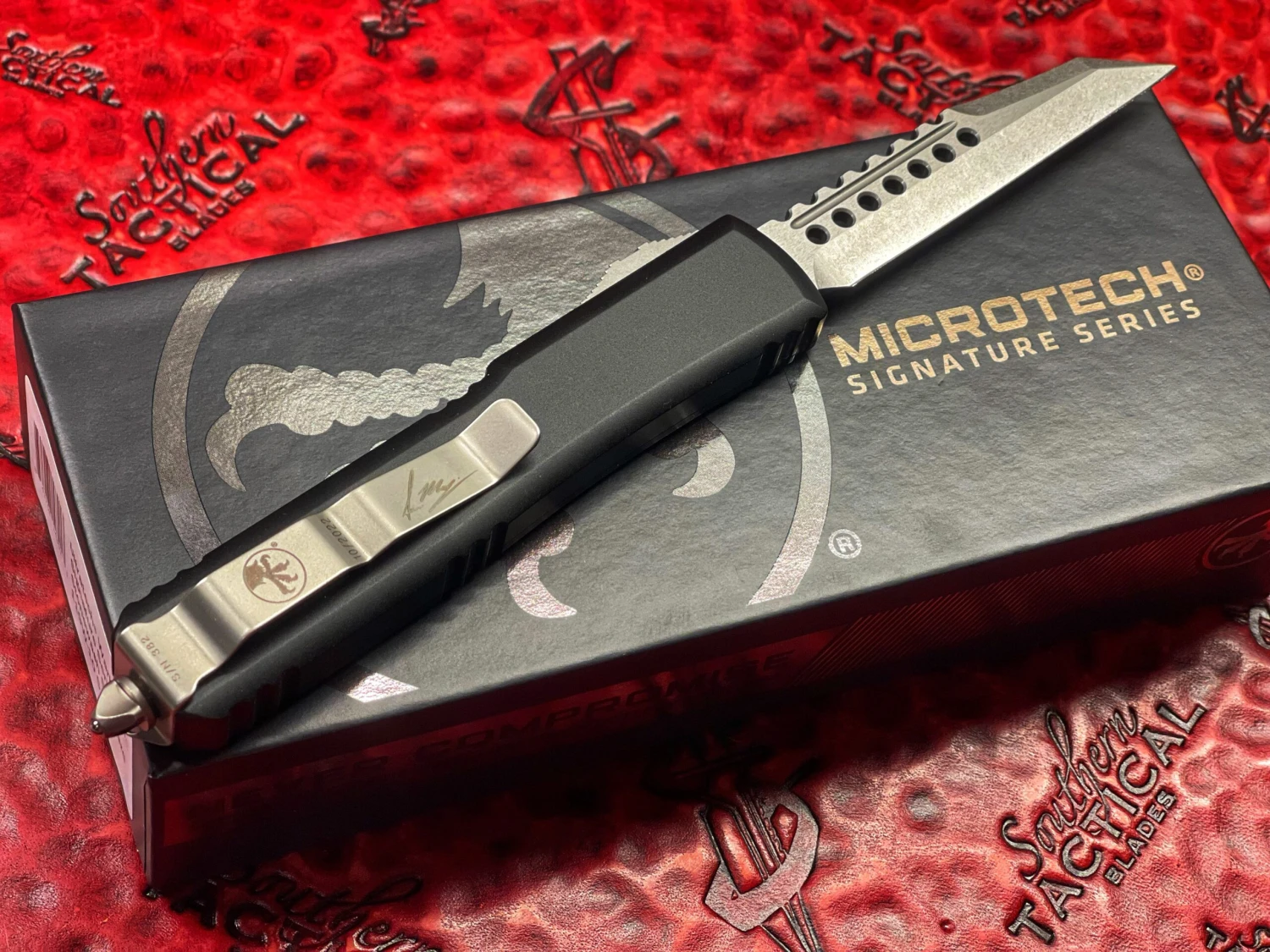 Microtech Ultratech Warhound Stonewashed Standard 4 Microtech Ultratech Warhound Stonewashed Standard - Image 2