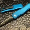 Microtech Hera Double Edge Full Serrated Blue 2 Microtech Hera Double Edge Full Serrated Blue -Southern Blades image 3a7c879b dfbd 43b3 acac 6e6da4000062