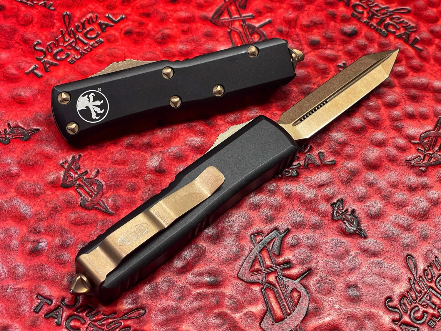 Microtech UTX85 Spartan Bronze Standard 4 Microtech UTX85 Spartan Bronze Standard - Image 2