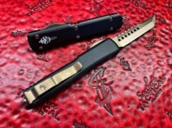 Microtech Ultratech Hellhound Bronzed Standard -Southern Blades image 49b13553 3f74 4061 9c8a fcaf946623ec