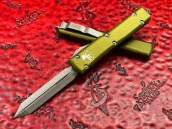 Microtech Ultratech Spartan Apocalyptic Standard OD Green