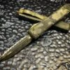 Microtech Ultratech D/E Full Serrated Olive Camo Standard OTF Knife 2 Microtech Ultratech D/E Full Serrated Olive Camo Standard OTF Knife -Southern Blades image 7e1c14ca a8d3 4c03 a0c6 d9af150052bd