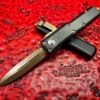 Microtech UTX-85 Apocalyptic Standard Double Edge Bronzed