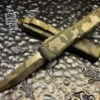 Microtech Ultratech Bayonet Part Serrated Olive Camo Standard OTF Knife