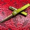 Microtech Ultratech Bayonet Bronzed Standard OD Green