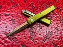 Microtech Ultratech Bayonet Bronzed Standard OD Green
