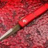 Microtech Ultratech Bayonet Edge Bronze Apocalyptic Standard Red