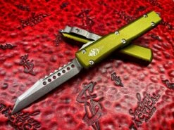 Microtech Ultratech Warhound Stonewashed Standard OD Green