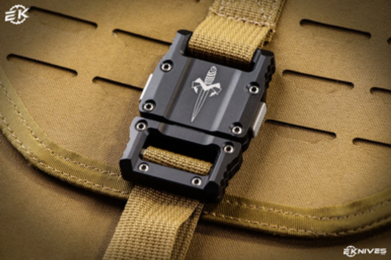 Marfione Custom BADMF Tactical Knives Storage Case Coyote Tan Nylon W/ Carrying Strap 5 Marfione Custom BADMF Tactical Knives Storage Case Coyote Tan Nylon W/ Carrying Strap - Image 3